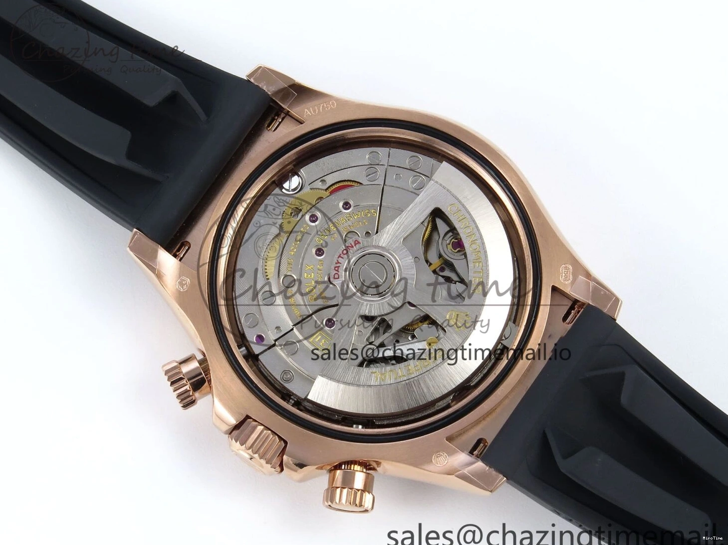 MiroTime 0516 Daytona 126515 QF 1:1 Best Edition Black RG Diamonds Dial on Oysterflex Strap SH4131 V Sophisticated 701